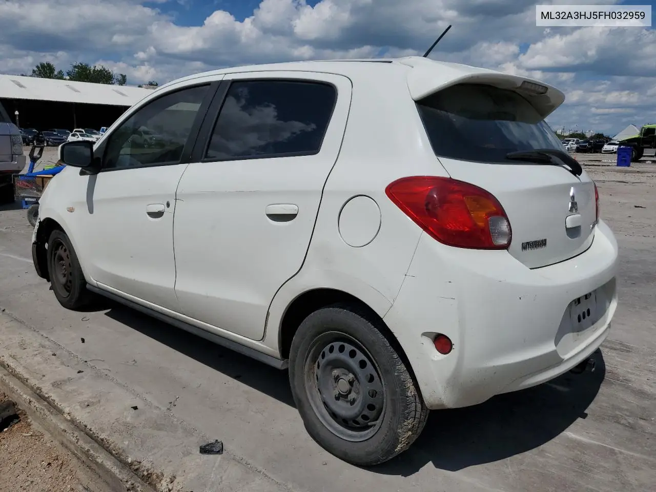 2015 Mitsubishi Mirage De VIN: ML32A3HJ5FH032959 Lot: 56245125