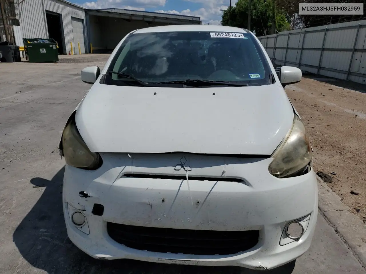 2015 Mitsubishi Mirage De VIN: ML32A3HJ5FH032959 Lot: 56245125