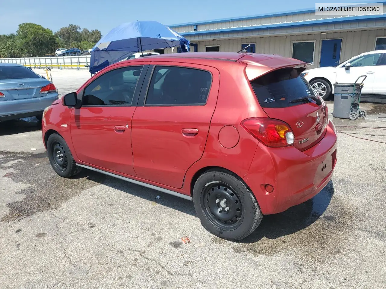 2015 Mitsubishi Mirage De VIN: ML32A3HJ8FH058360 Lot: 56387125