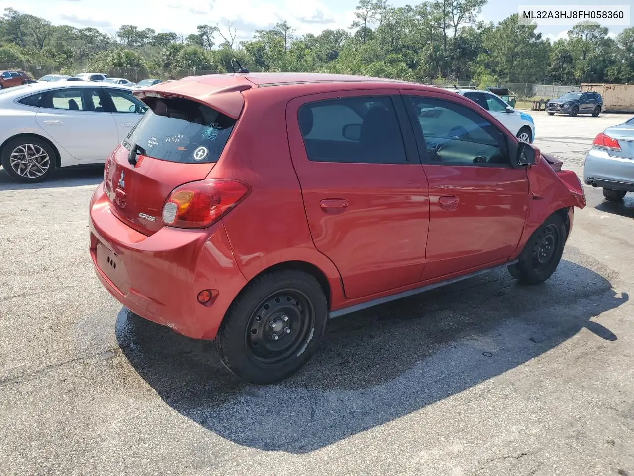 2015 Mitsubishi Mirage De VIN: ML32A3HJ8FH058360 Lot: 56387125