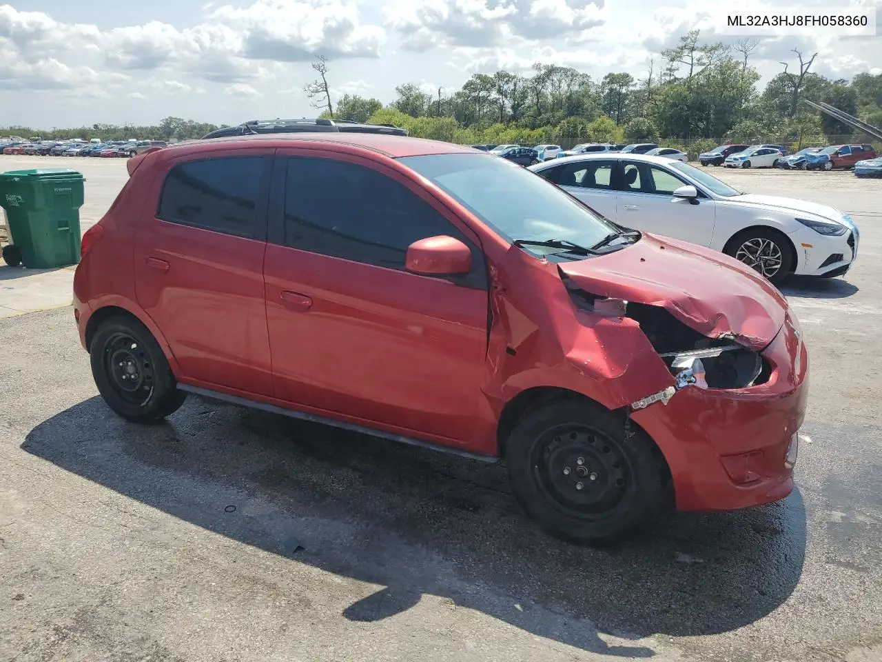 2015 Mitsubishi Mirage De VIN: ML32A3HJ8FH058360 Lot: 56387125