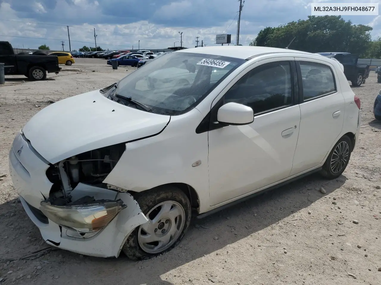 2015 Mitsubishi Mirage De VIN: ML32A3HJ9FH048677 Lot: 56496455