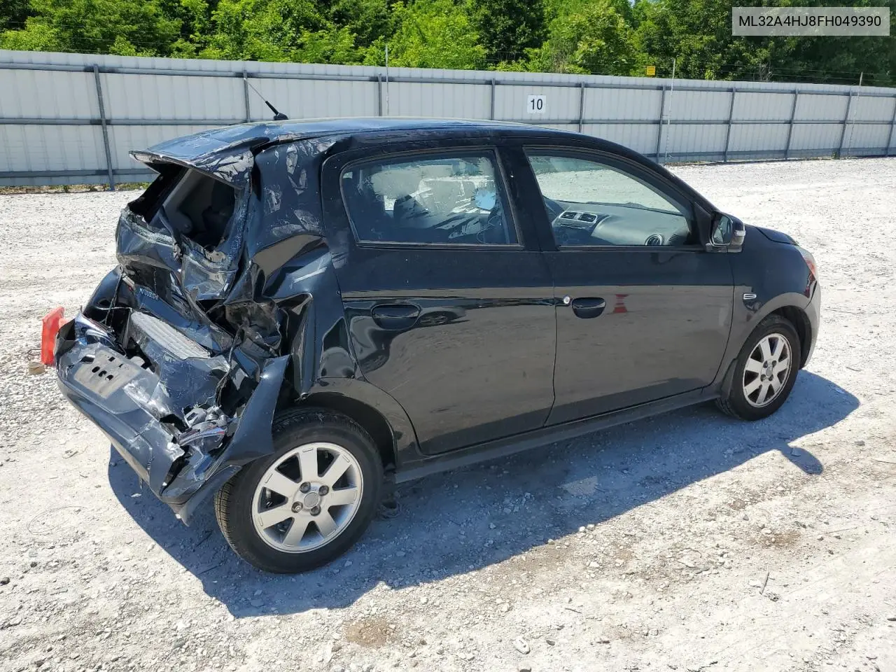 2015 Mitsubishi Mirage Es VIN: ML32A4HJ8FH049390 Lot: 56752315