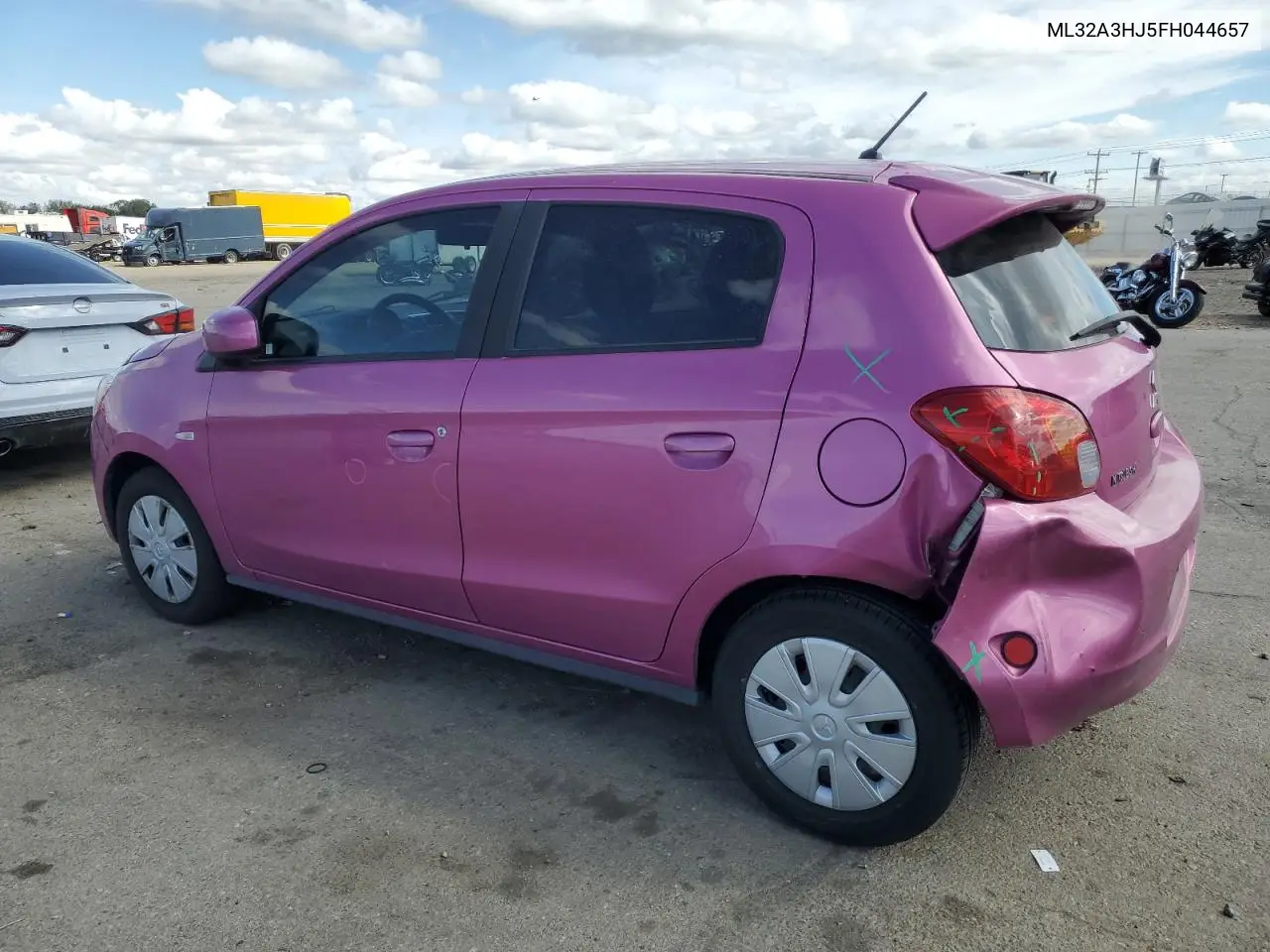 2015 Mitsubishi Mirage De VIN: ML32A3HJ5FH044657 Lot: 56916395