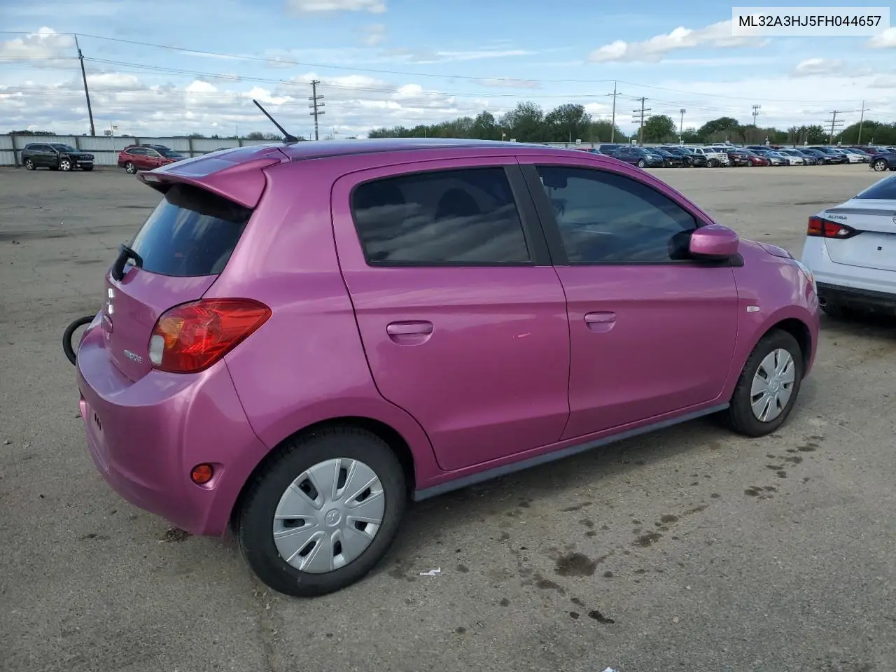 2015 Mitsubishi Mirage De VIN: ML32A3HJ5FH044657 Lot: 56916395