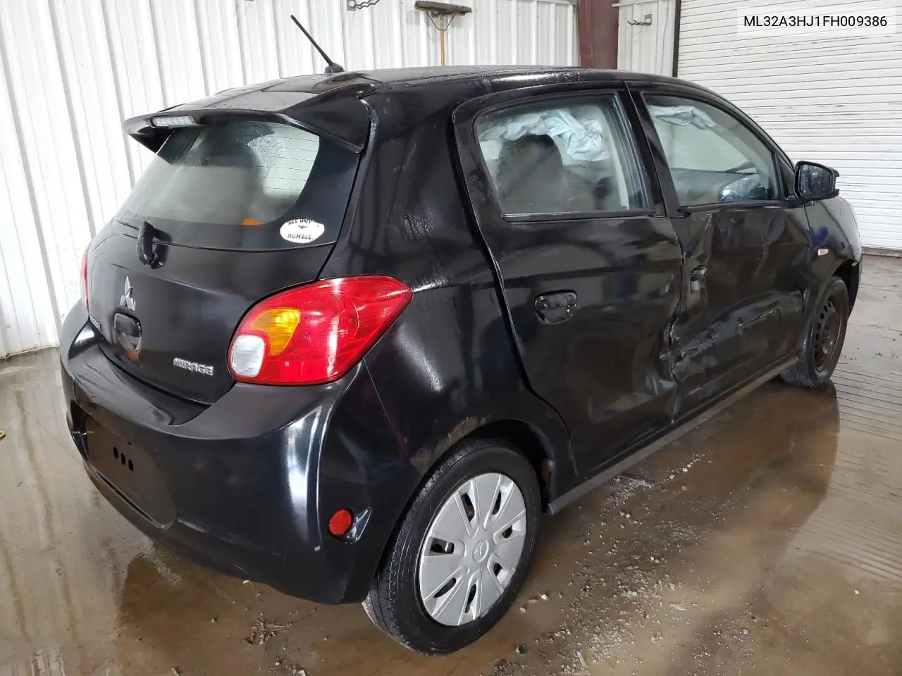 2015 Mitsubishi Mirage De VIN: ML32A3HJ1FH009386 Lot: 61463595