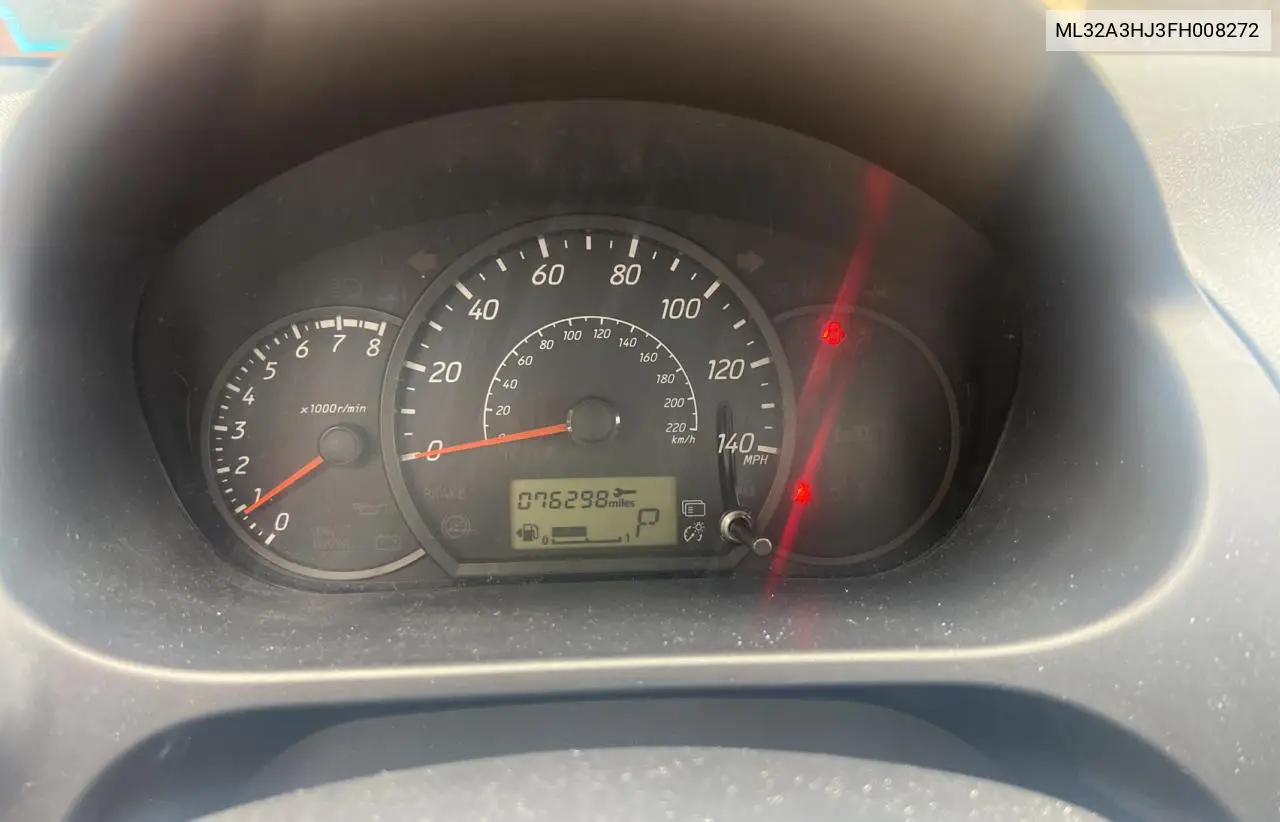 2015 Mitsubishi Mirage De VIN: ML32A3HJ3FH008272 Lot: 62955915