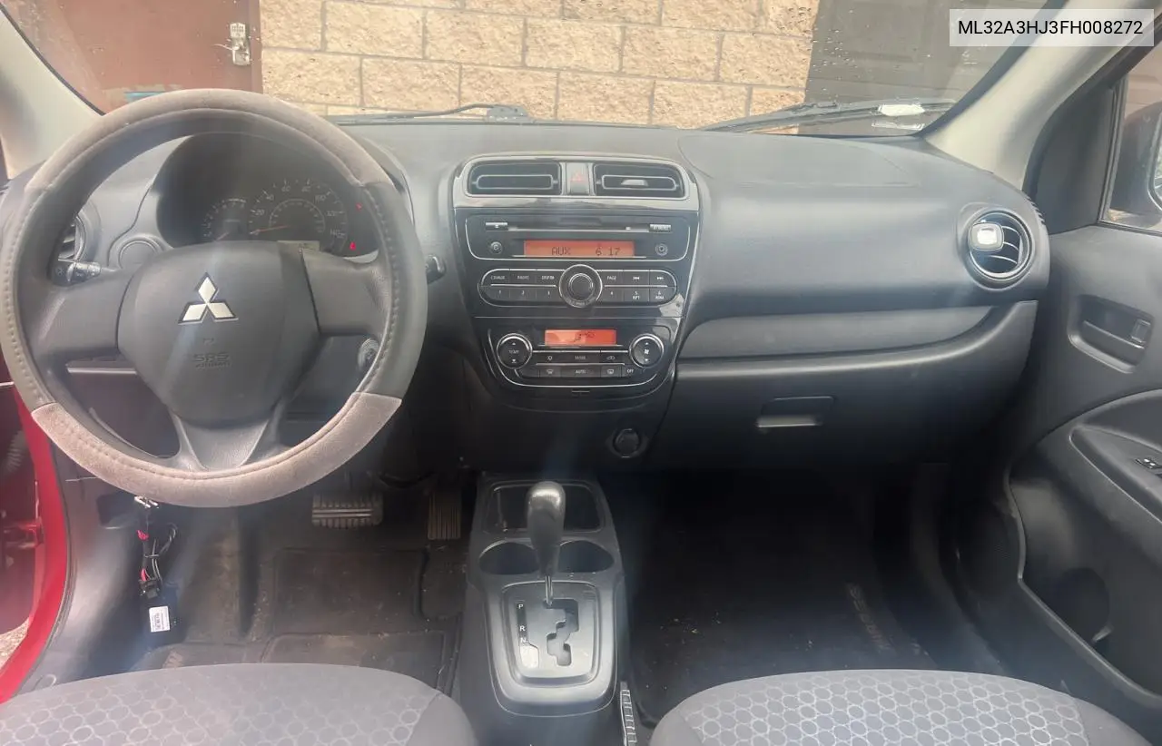 2015 Mitsubishi Mirage De VIN: ML32A3HJ3FH008272 Lot: 62955915