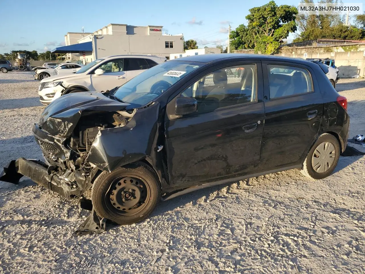 2017 Mitsubishi Mirage Es VIN: ML32A3HJ7HH021030 Lot: 45005835