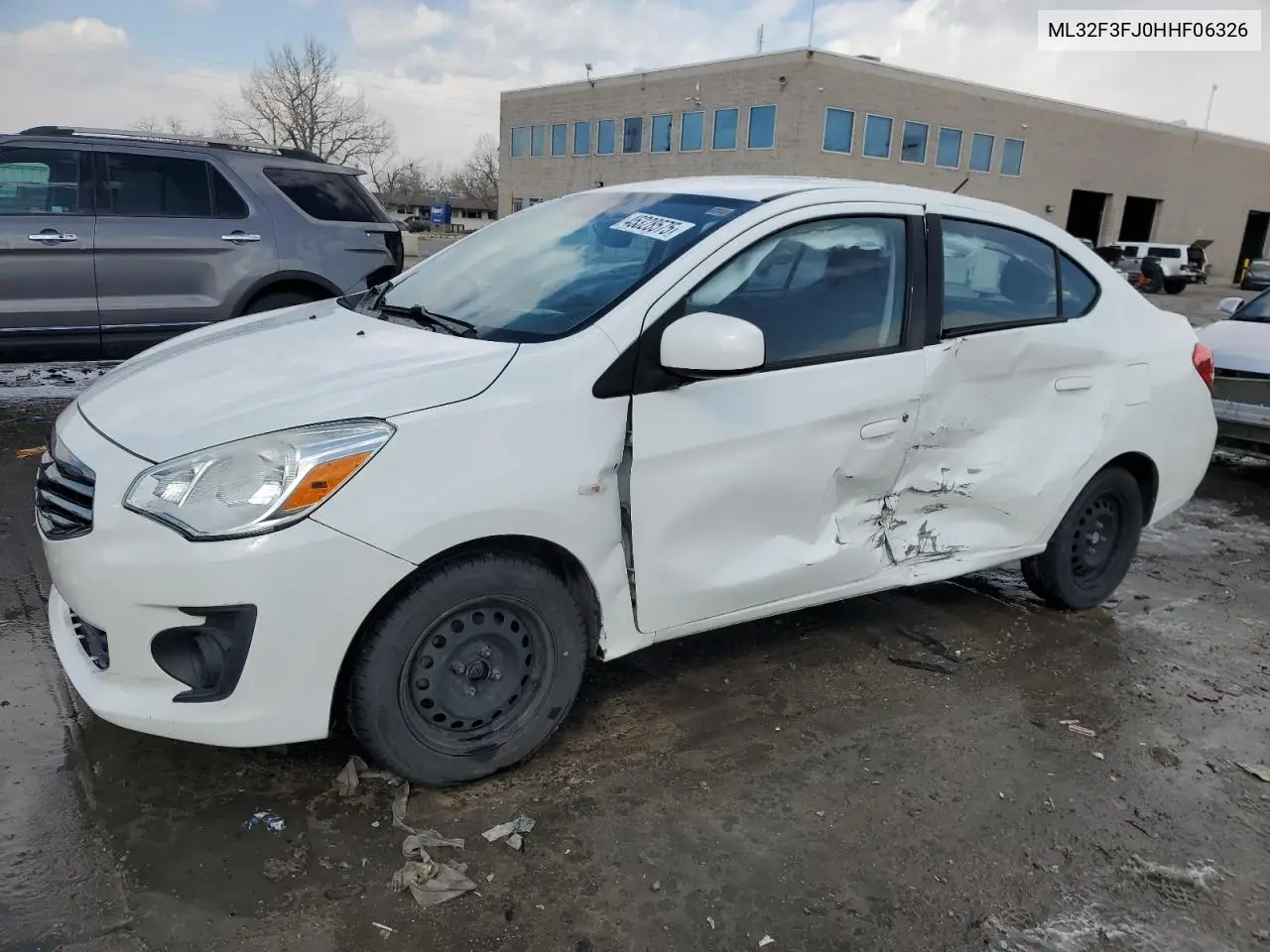2017 Mitsubishi Mirage G4 Es VIN: ML32F3FJ0HHF06326 Lot: 45328575