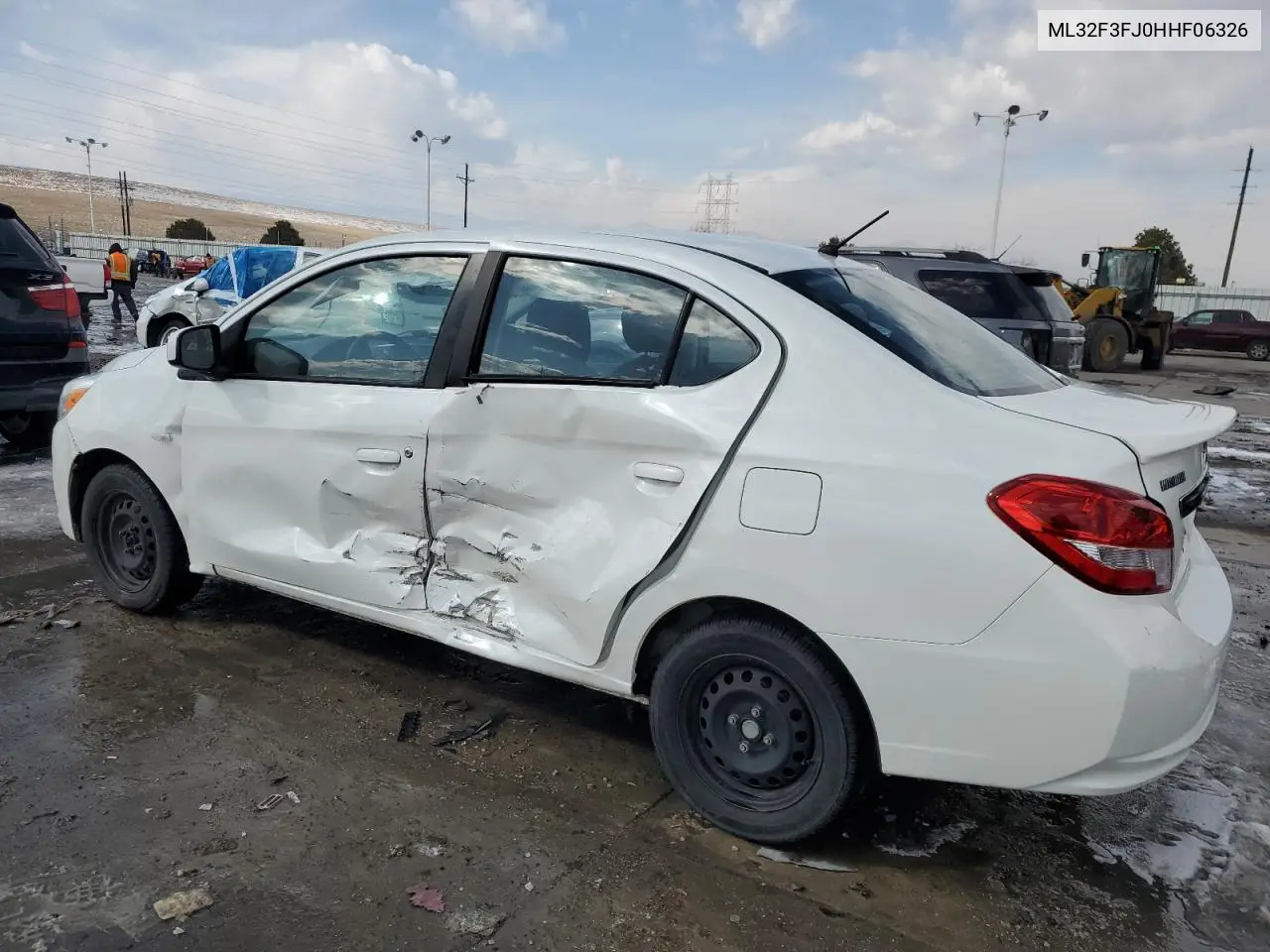 2017 Mitsubishi Mirage G4 Es VIN: ML32F3FJ0HHF06326 Lot: 45328575