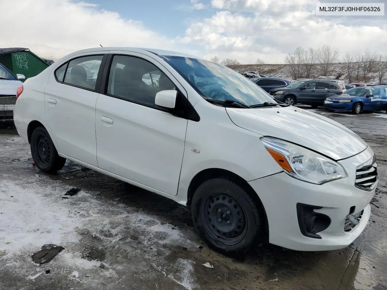 2017 Mitsubishi Mirage G4 Es VIN: ML32F3FJ0HHF06326 Lot: 45328575