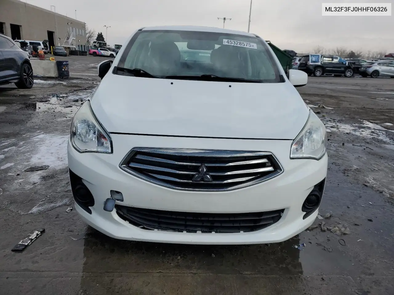2017 Mitsubishi Mirage G4 Es VIN: ML32F3FJ0HHF06326 Lot: 45328575