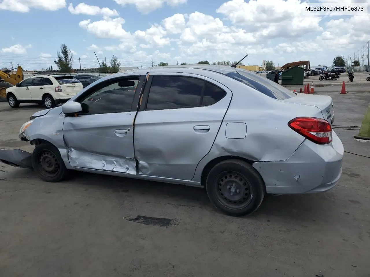2017 Mitsubishi Mirage G4 Es VIN: ML32F3FJ7HHF06873 Lot: 52731585
