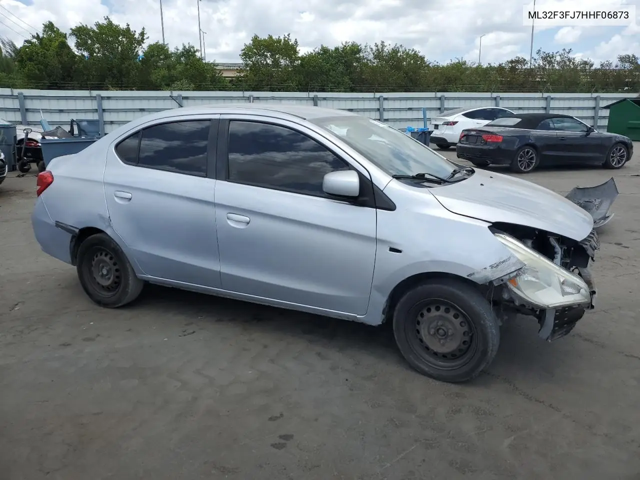 2017 Mitsubishi Mirage G4 Es VIN: ML32F3FJ7HHF06873 Lot: 52731585