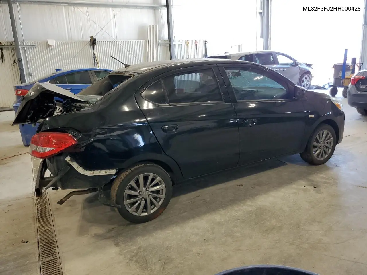 2017 Mitsubishi Mirage G4 Es VIN: ML32F3FJ2HH000428 Lot: 56885505