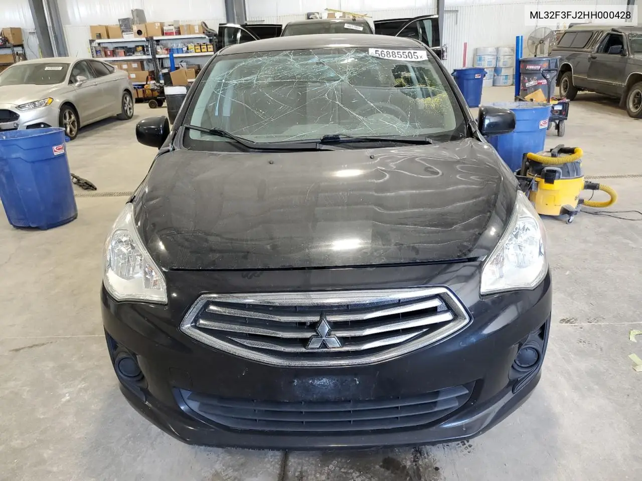 2017 Mitsubishi Mirage G4 Es VIN: ML32F3FJ2HH000428 Lot: 56885505