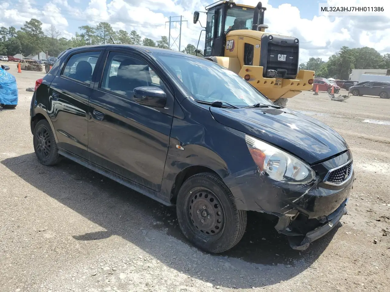 2017 Mitsubishi Mirage Es VIN: ML32A3HJ7HH011386 Lot: 61141245