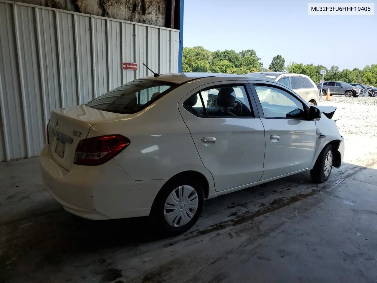2017 Mitsubishi Mirage G4 Es VIN: ML32F3FJ6HHF19405 Lot: 61765045