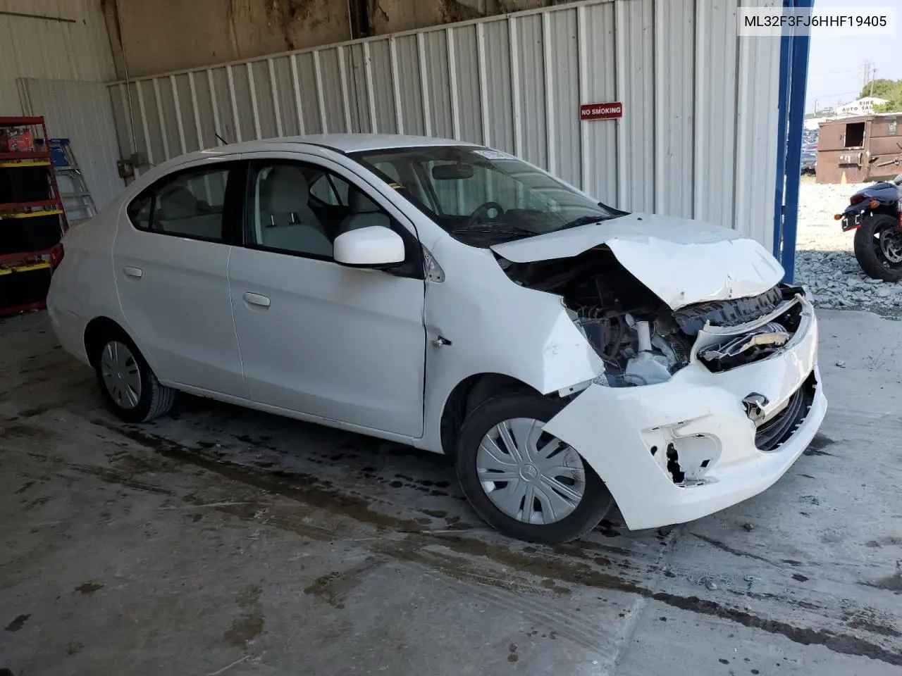 2017 Mitsubishi Mirage G4 Es VIN: ML32F3FJ6HHF19405 Lot: 61765045
