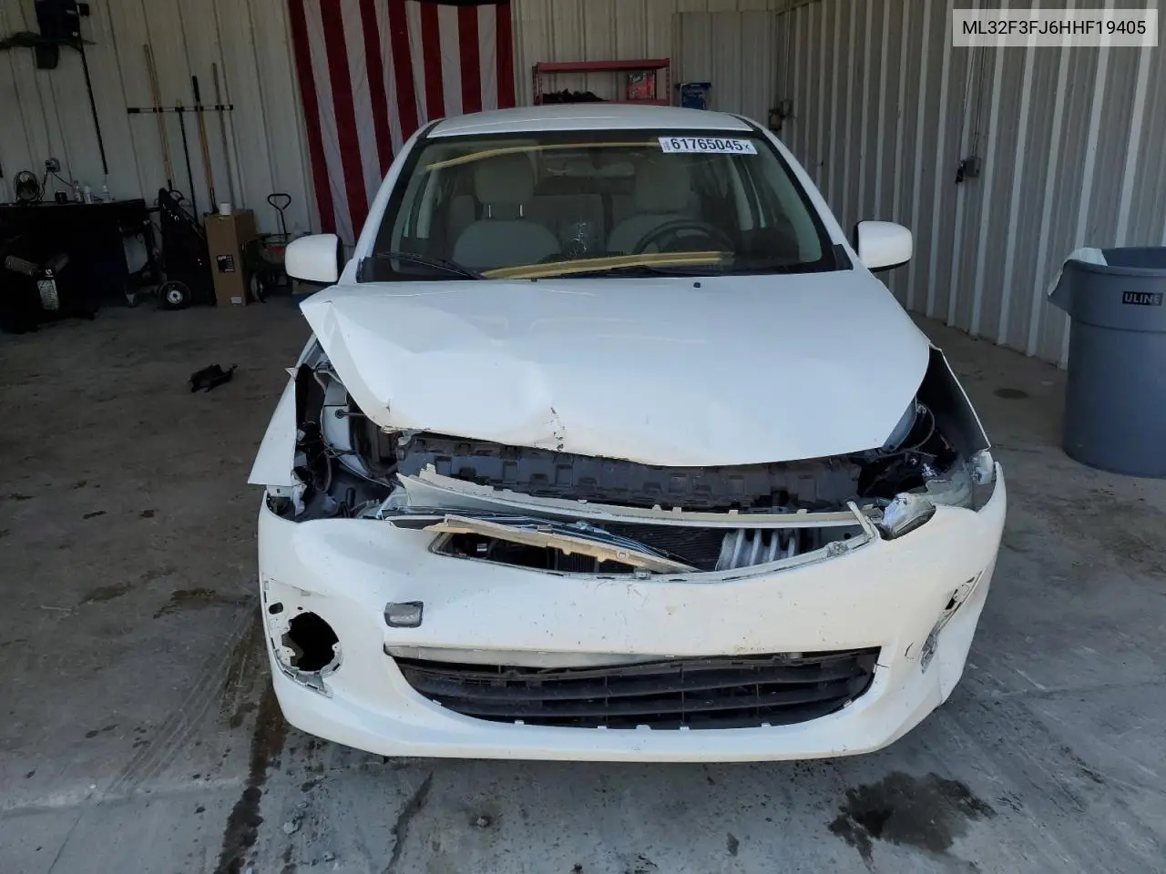 2017 Mitsubishi Mirage G4 Es VIN: ML32F3FJ6HHF19405 Lot: 61765045