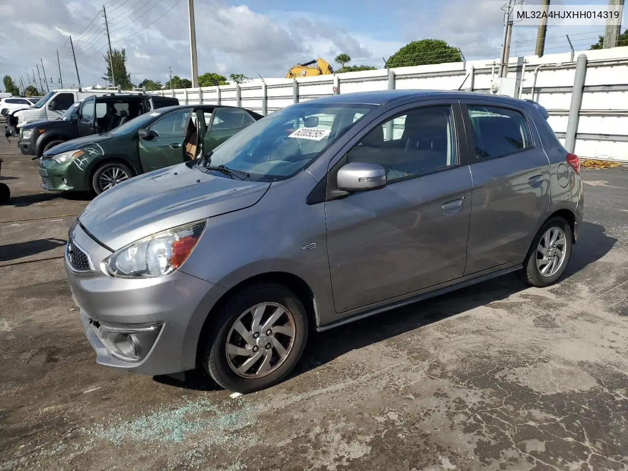 2017 Mitsubishi Mirage Se VIN: ML32A4HJXHH014319 Lot: 62009295