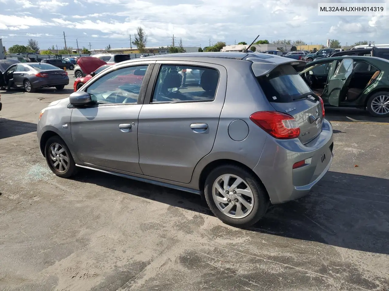 2017 Mitsubishi Mirage Se VIN: ML32A4HJXHH014319 Lot: 62009295