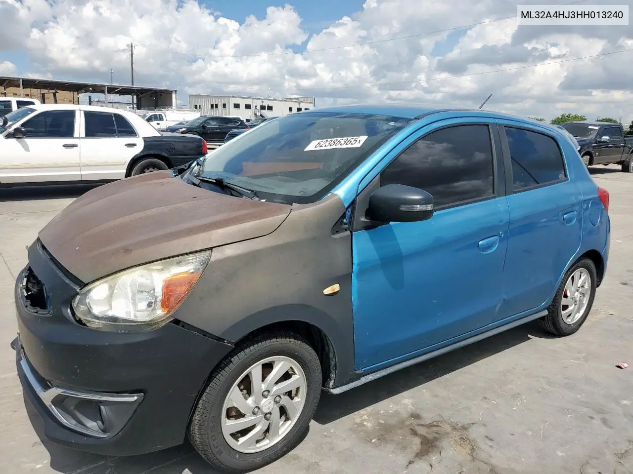 2017 Mitsubishi Mirage Se VIN: ML32A4HJ3HH013240 Lot: 62386365