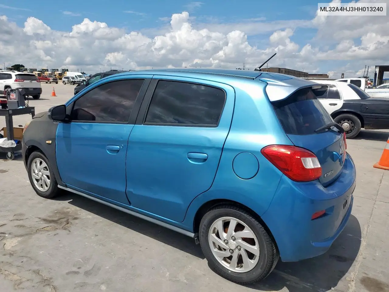 2017 Mitsubishi Mirage Se VIN: ML32A4HJ3HH013240 Lot: 62386365