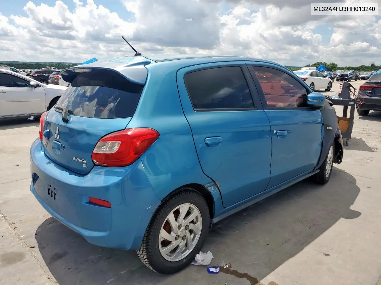 2017 Mitsubishi Mirage Se VIN: ML32A4HJ3HH013240 Lot: 62386365