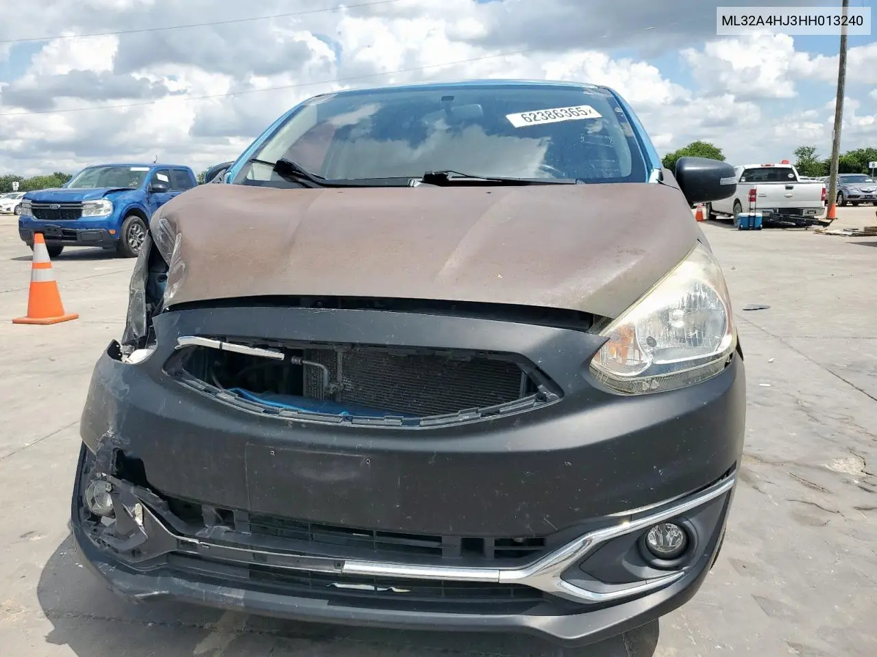 2017 Mitsubishi Mirage Se VIN: ML32A4HJ3HH013240 Lot: 62386365