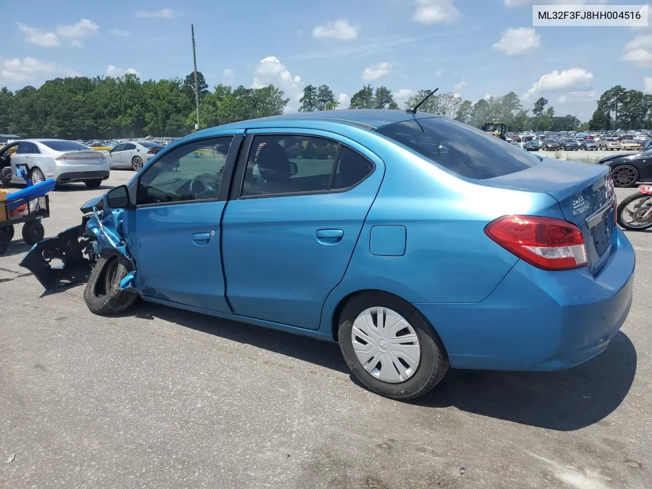 2017 Mitsubishi Mirage G4 Es VIN: ML32F3FJ8HH004516 Lot: 62414745
