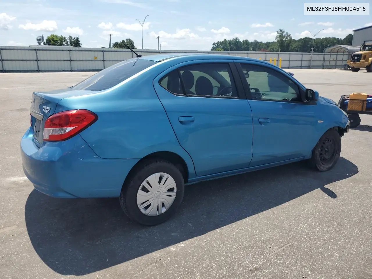 2017 Mitsubishi Mirage G4 Es VIN: ML32F3FJ8HH004516 Lot: 62414745
