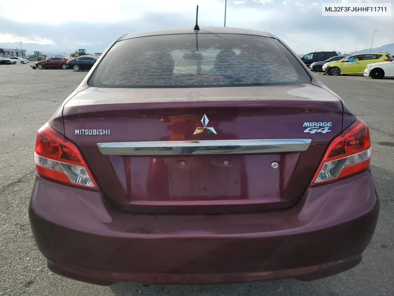 2017 Mitsubishi Mirage G4 Es VIN: ML32F3FJ6HHF11711 Lot: 62518825