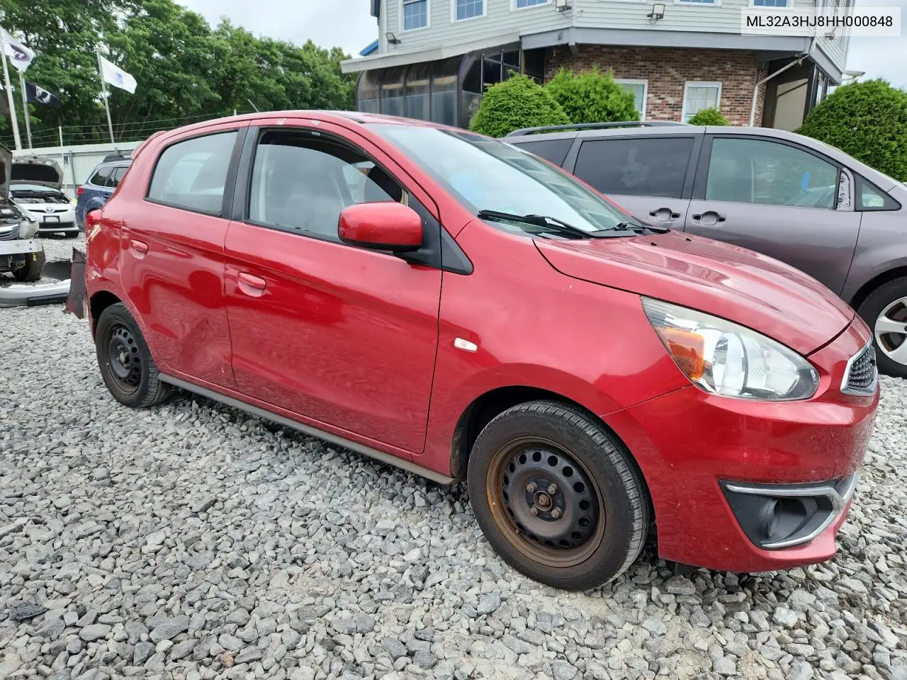 2017 Mitsubishi Mirage Es VIN: ML32A3HJ8HH000848 Lot: 62892995
