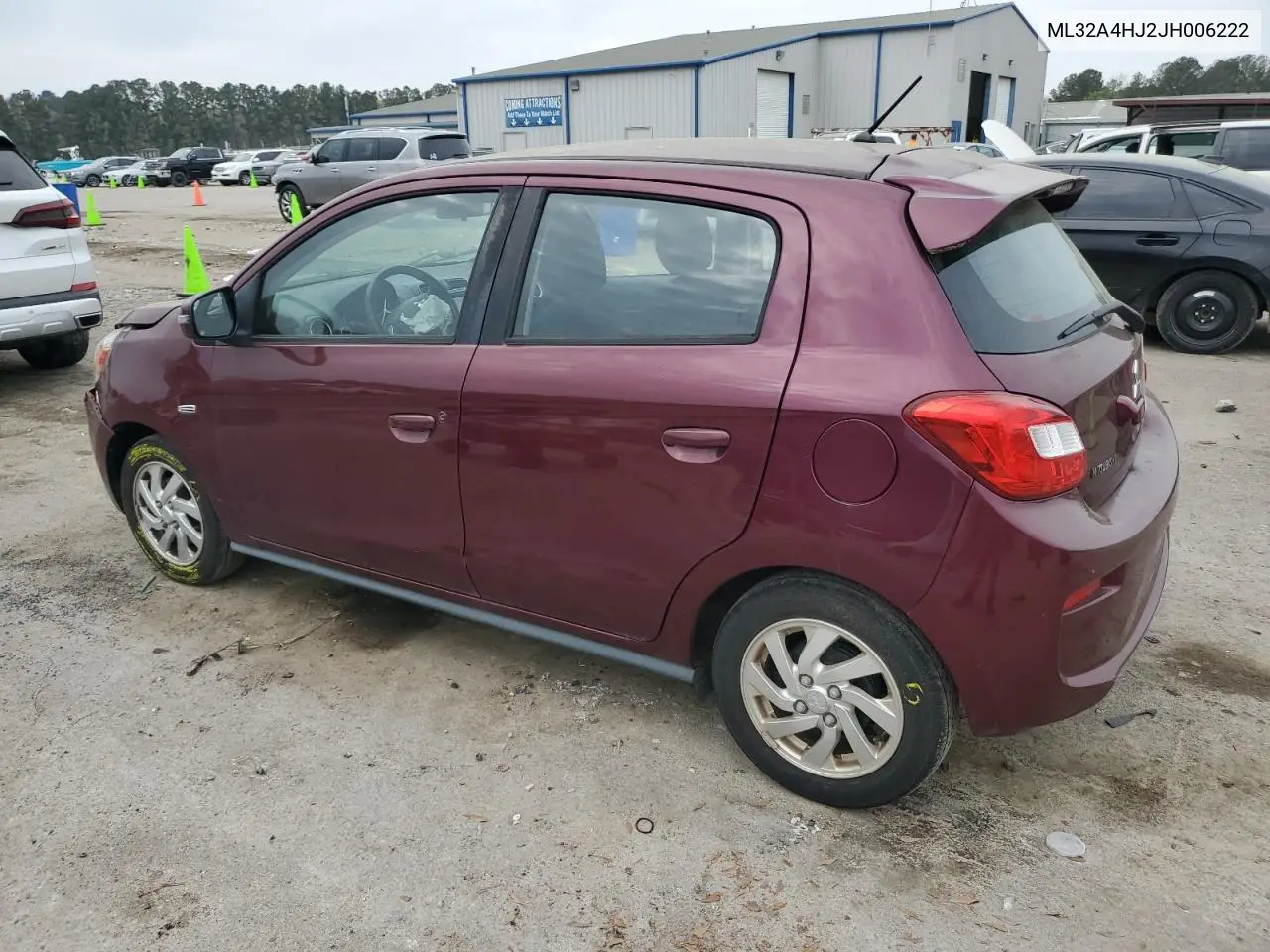 2018 Mitsubishi Mirage Se VIN: ML32A4HJ2JH006222 Lot: 50504845