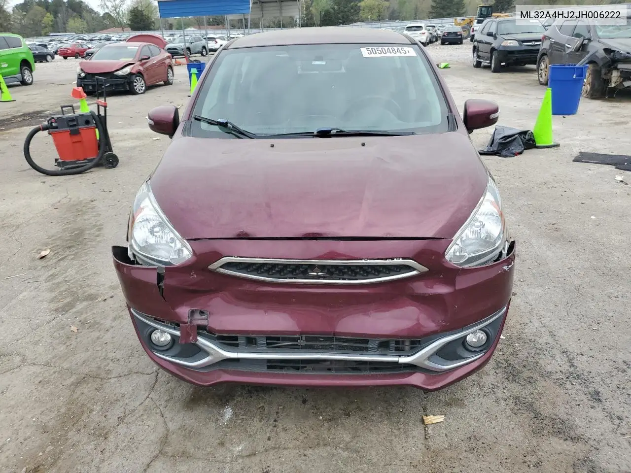 2018 Mitsubishi Mirage Se VIN: ML32A4HJ2JH006222 Lot: 50504845