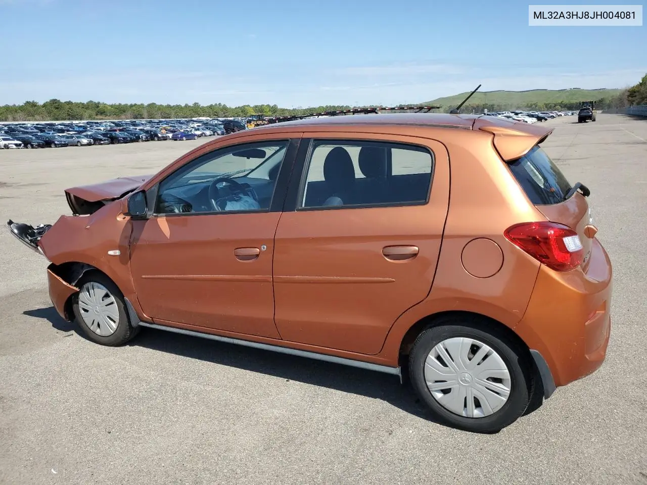 2018 Mitsubishi Mirage Es VIN: ML32A3HJ8JH004081 Lot: 55670445