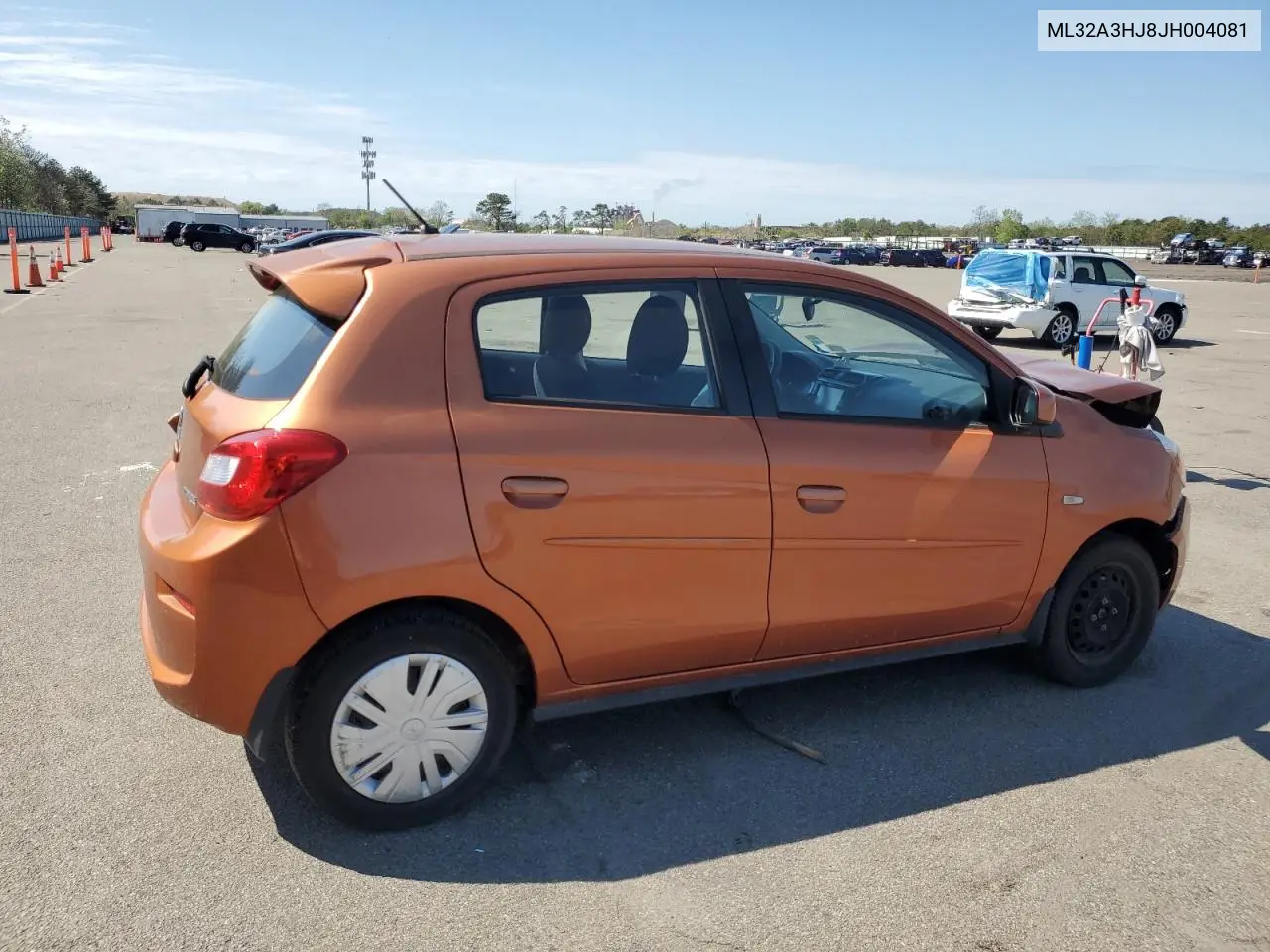 2018 Mitsubishi Mirage Es VIN: ML32A3HJ8JH004081 Lot: 55670445