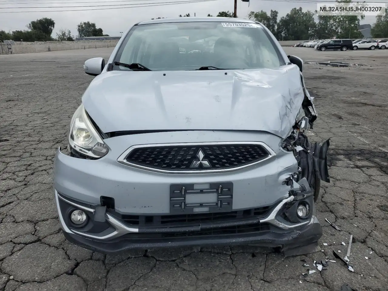 2018 Mitsubishi Mirage Gt VIN: ML32A5HJ5JH003207 Lot: 55703525