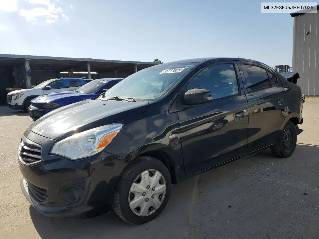 2018 Mitsubishi Mirage G4 Es VIN: ML32F3FJ5JHF07025 Lot: 56711825