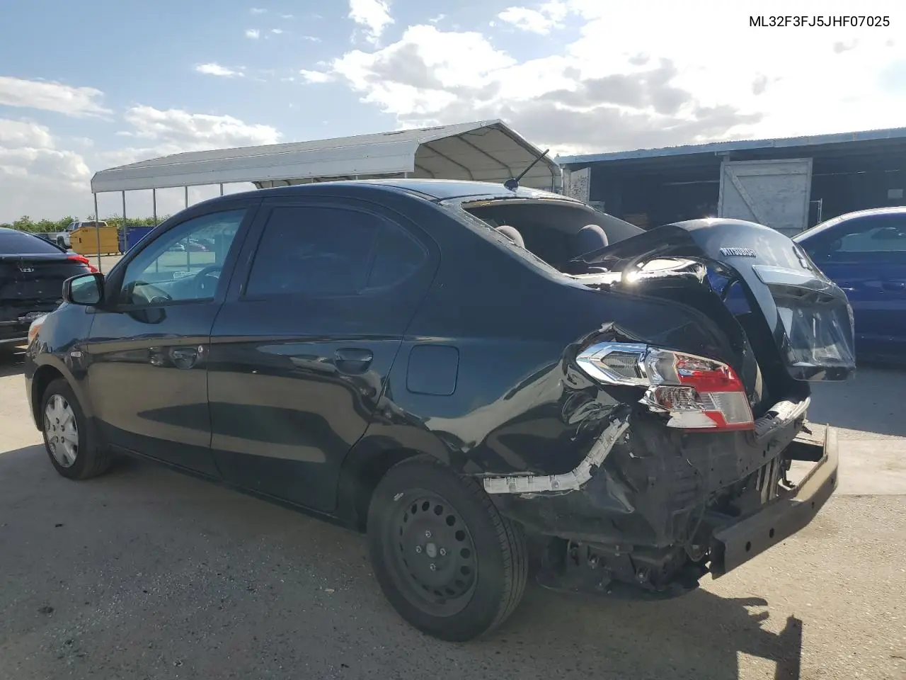 2018 Mitsubishi Mirage G4 Es VIN: ML32F3FJ5JHF07025 Lot: 56711825