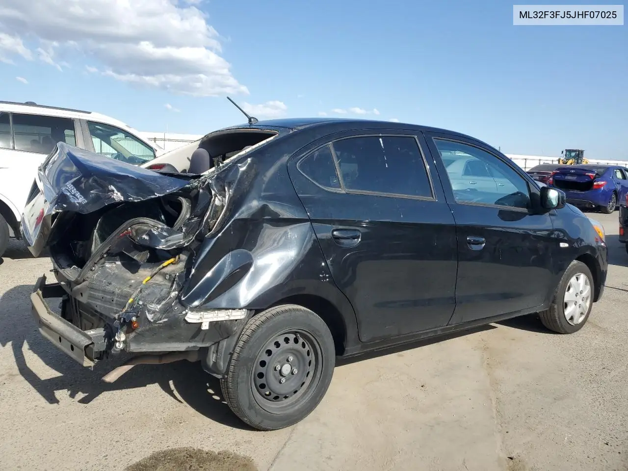 2018 Mitsubishi Mirage G4 Es VIN: ML32F3FJ5JHF07025 Lot: 56711825