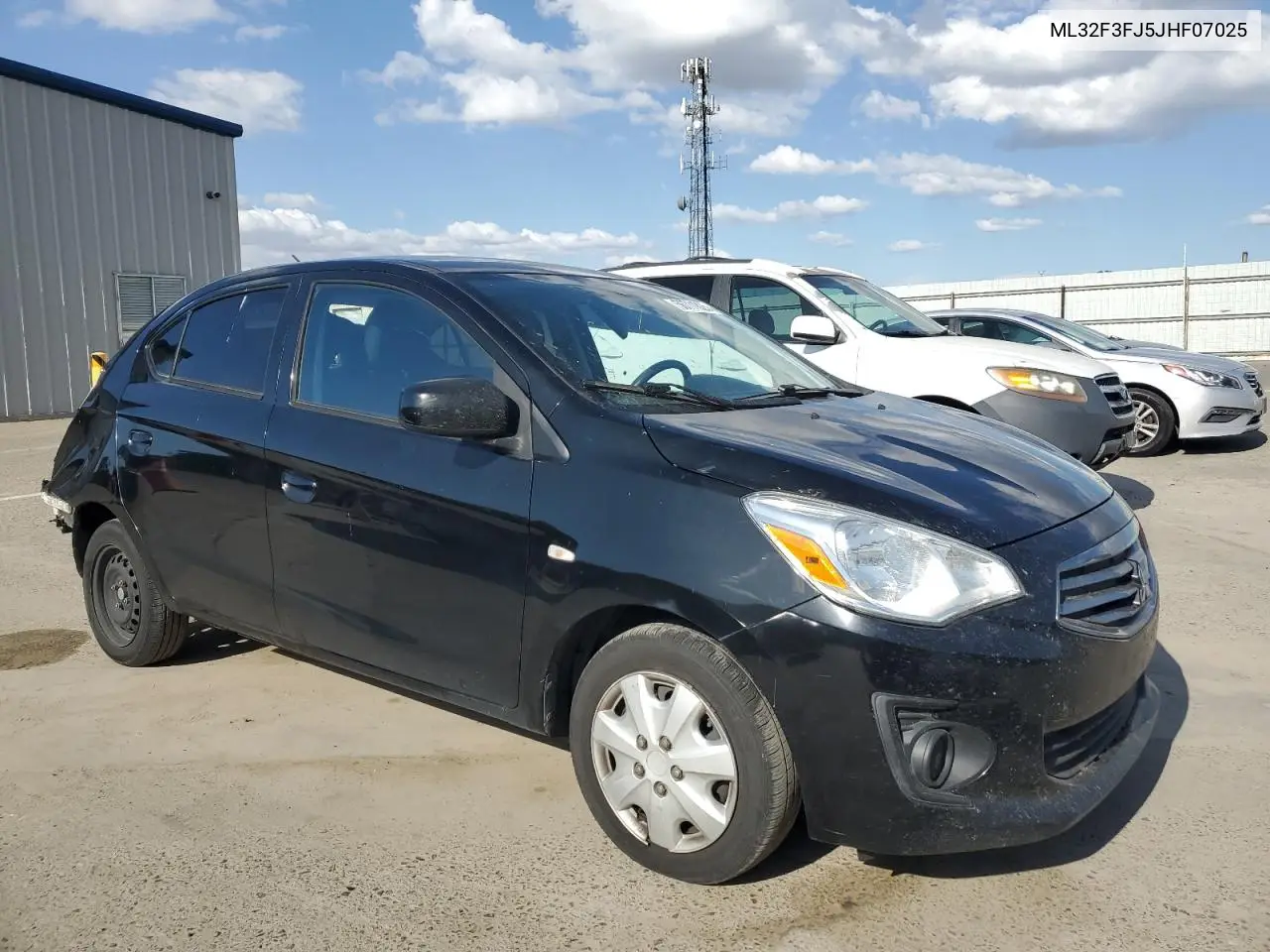 2018 Mitsubishi Mirage G4 Es VIN: ML32F3FJ5JHF07025 Lot: 56711825