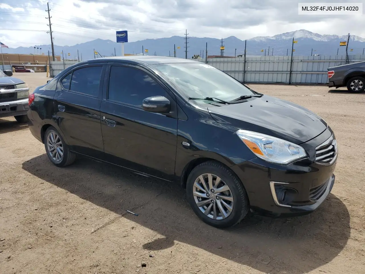 2018 Mitsubishi Mirage G4 Se VIN: ML32F4FJ0JHF14020 Lot: 57236685