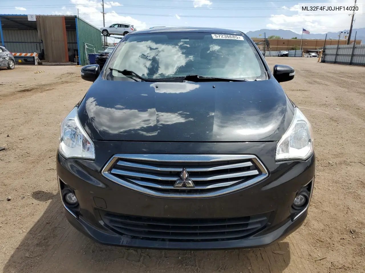 2018 Mitsubishi Mirage G4 Se VIN: ML32F4FJ0JHF14020 Lot: 57236685