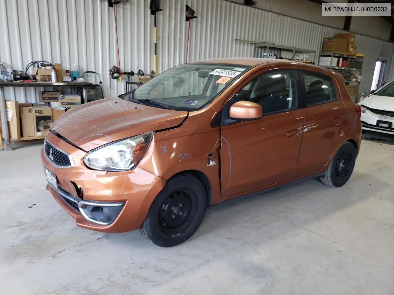 2018 Mitsubishi Mirage Es VIN: ML32A3HJ4JH000237 Lot: 61841835