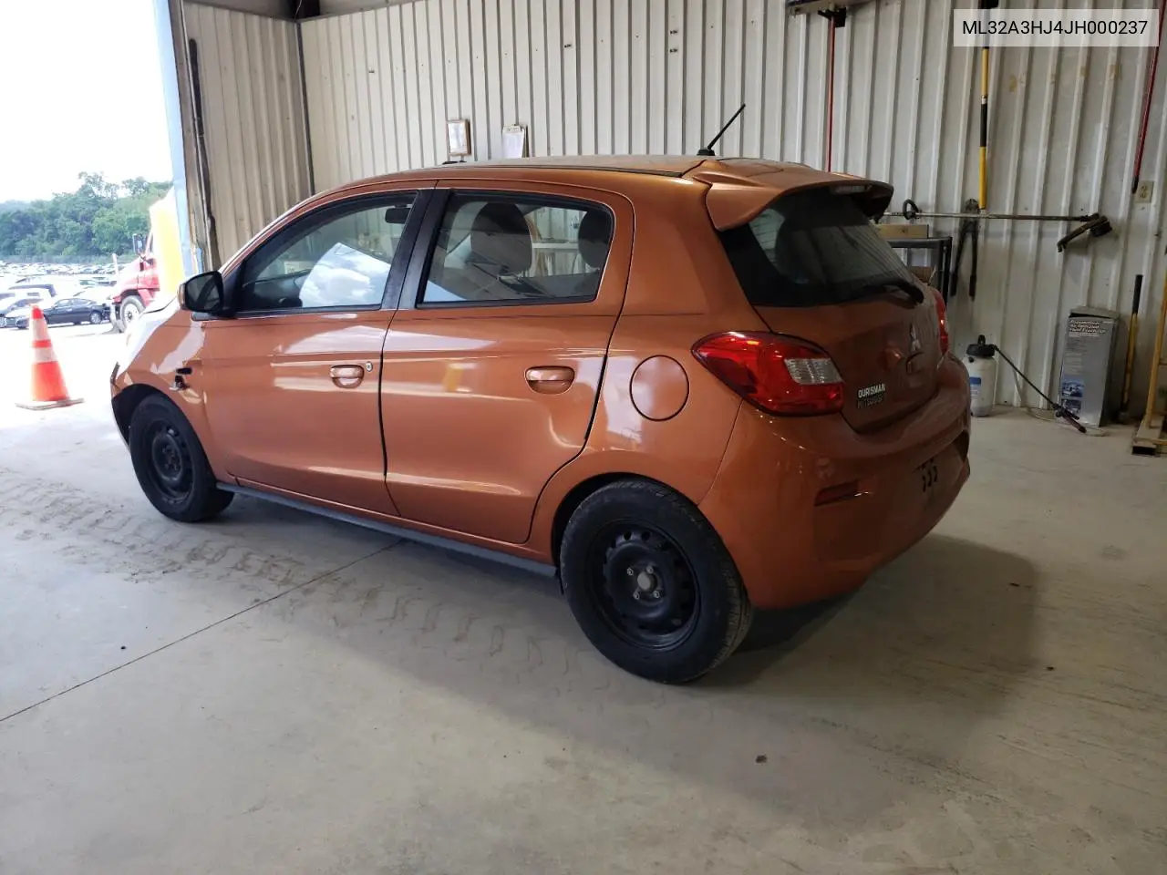 2018 Mitsubishi Mirage Es VIN: ML32A3HJ4JH000237 Lot: 61841835