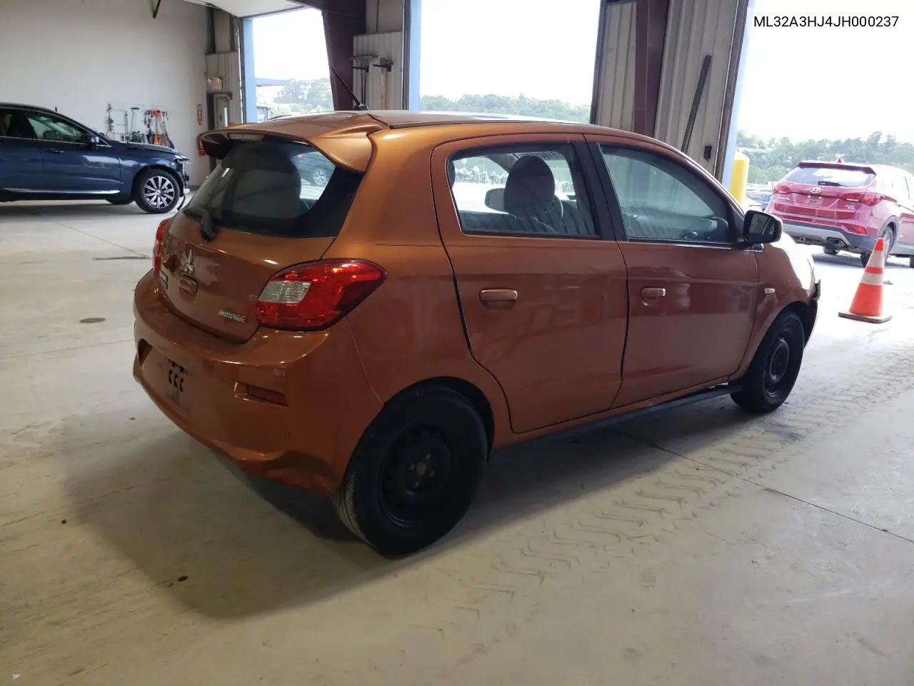 2018 Mitsubishi Mirage Es VIN: ML32A3HJ4JH000237 Lot: 61841835
