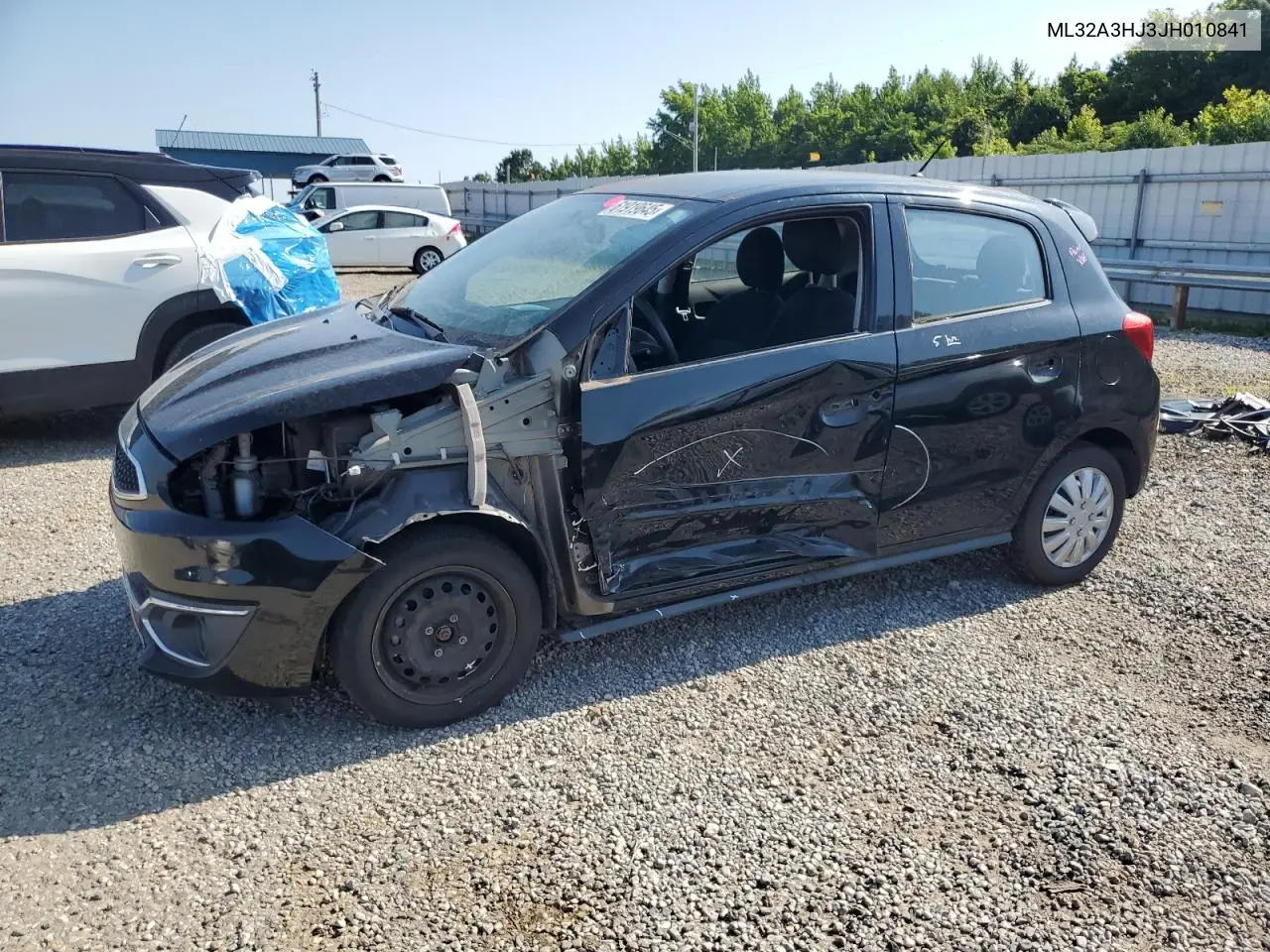 2018 Mitsubishi Mirage Es VIN: ML32A3HJ3JH010841 Lot: 61919645